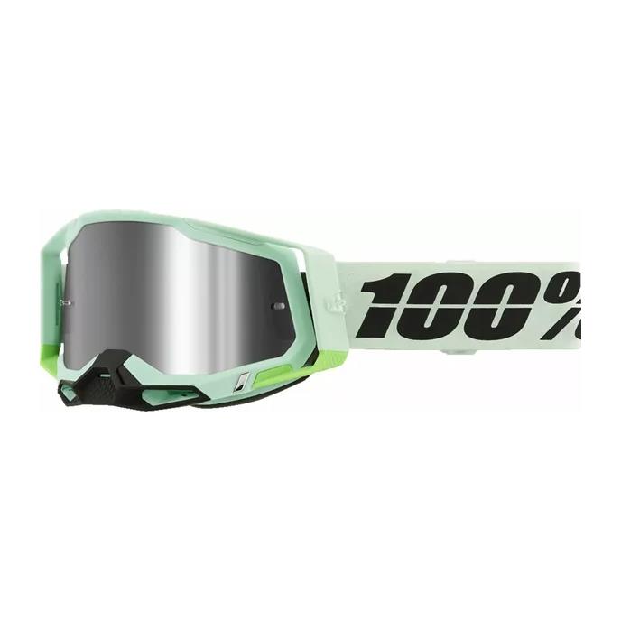 100% MX Goggles Racecraft 2 Palomar Silver Mirror